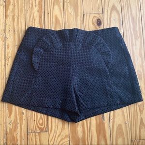 NWT BCBGeneration Black Jacquard Dress Shorts